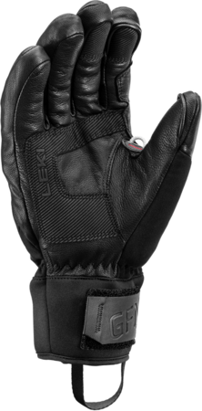 Lyžiarske rukavice Leki Griffin Base 3D Black/Graphite