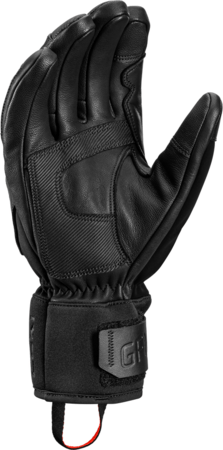 Lyžiarske rukavice Leki Griffin Pro Zero Black