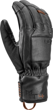 Lyžiarske rukavice Leki Montera Prime Black/Dark Brown