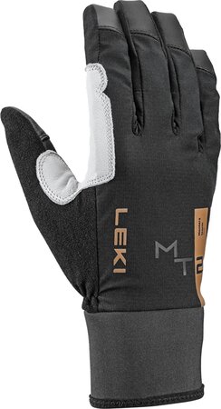 Skialpové rukavice Leki Montera Storm Black/White/Brown