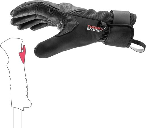 Rukavice Leki Pegas 3D Lite Black Rukavice Leki Pegas 3D Lite Black