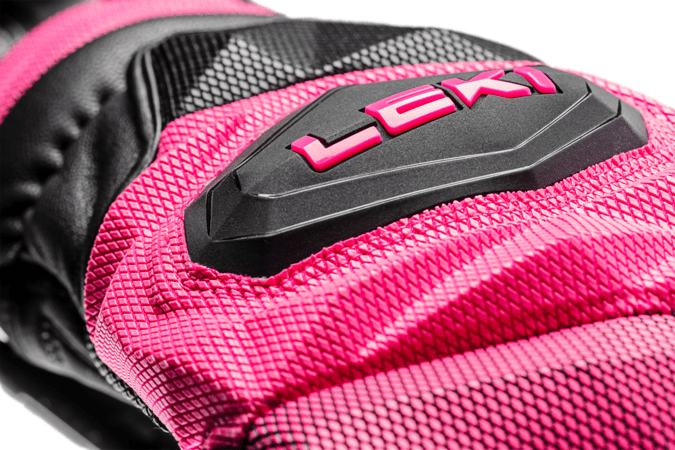 Lyžiarske rukavice Leki WCR Venom SL 3D Mitt Black/Pink
