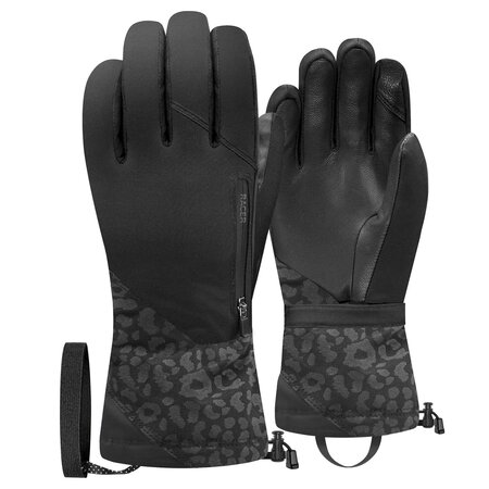 Lyžiarske rukavice Racer G Dinasty Black/Black