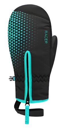 Rukavice Racer M Winter 4 JR Black/Turquoise Rukavice Racer M Winter 4 JR Black/Turquoise