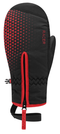 Rukavice Racer M Winter 4 JR Black/Red