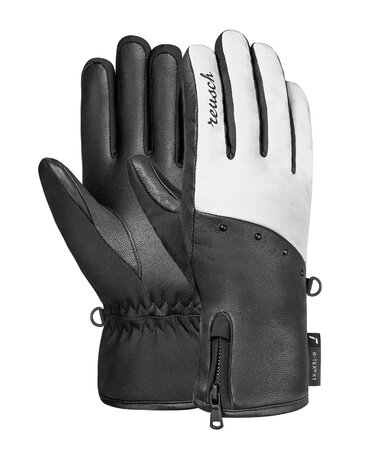 Lyžiarske rukavice Reusch Paige R-TEX® XT Black/White