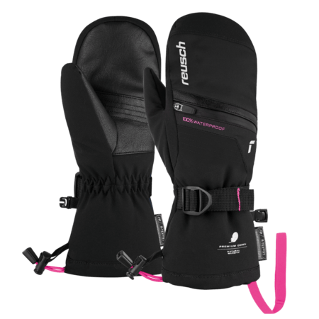 Rukavice Reusch Lando R-TEX XT Junior Mitten black/pink