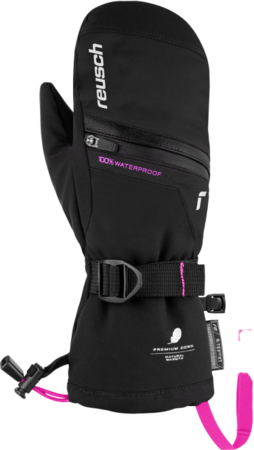 Rukavice Reusch Lando R-TEX XT Junior Mitten black/pink
