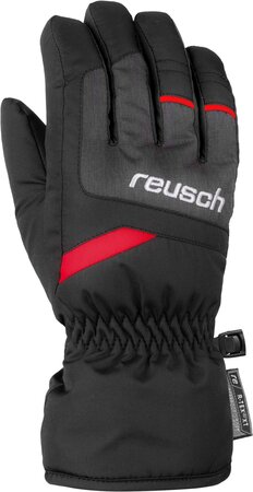 Rukavice Reusch Bennet R-Tex XT Junior Black / Black Melange / Fire Red