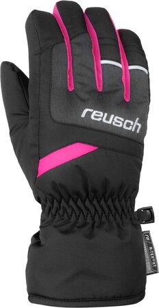 Rukavice Reusch Bennet R-Tex XT Junior Black / Black Melange / Pink Glo Rukavice Reusch Bennet R-Tex XT Junior Black / Black Melange / Pink Glo