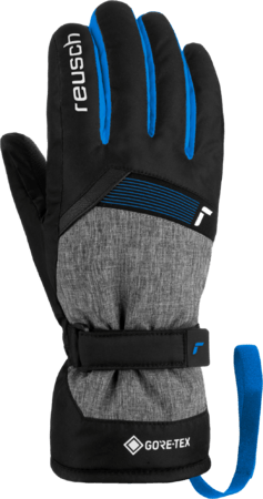 Rukavice Reusch Flash GORE-TEX Junior Black/Black Melange/Brilliant Blue
