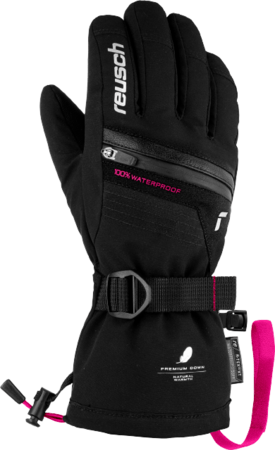 Rukavice Reusch Lando R-tex XT Junior black/pink