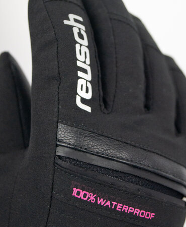 Rukavice Reusch Lando R-tex XT Junior black/pink