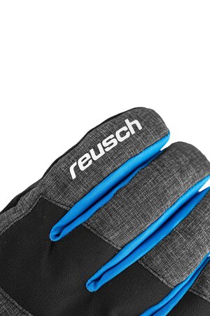 Lyžiarske rukavice Reusch Leo R-TEX® XT Black Melange/Safety Yellow/Brilliant Blue
