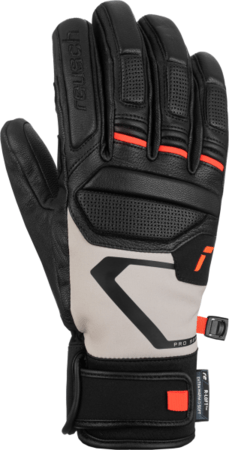 Rukavice Reusch Pro RC Black/Glacier Grey/Fluo Red
