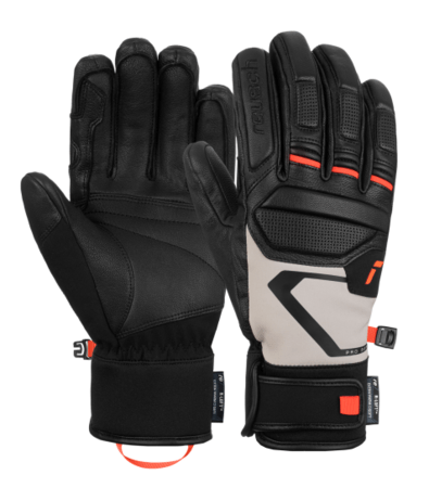 Rukavice Reusch Pro RC Black/Glacier Grey/Fluo Red