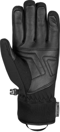 Rukavice Reusch Strom R-TEX XT Black/Black Melange/Fire Red