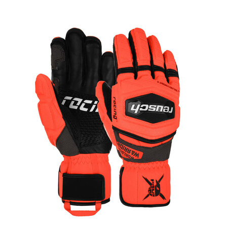 Rukavice Reusch Worldcup Warrior GS Black/Fluo Red Rukavice Reusch Worldcup Warrior GS Black/Fluo Red