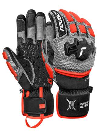 Rukavice Reusch Worldcup Warrior GS Black/Silver/Fluo Red