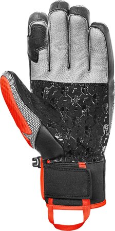 Rukavice Reusch Worldcup Warrior SC Black/Silver/Fluo Red