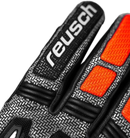 Rukavice Reusch Worldcup Warrior SC Black/Silver/Fluo Red