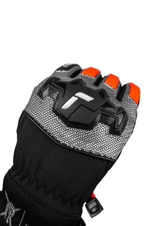 Lyžiarske rukavice Reusch Worldcup Warrior R-TEX® XT Black/Silver/Fluo Red