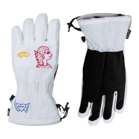 Lyžiarske rukavice Rossignol W JCC Ski Gloves R-Shell Dry White