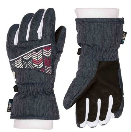 Lyžiarske rukavice Rossignol JR Nicky Impr G denim 19/20