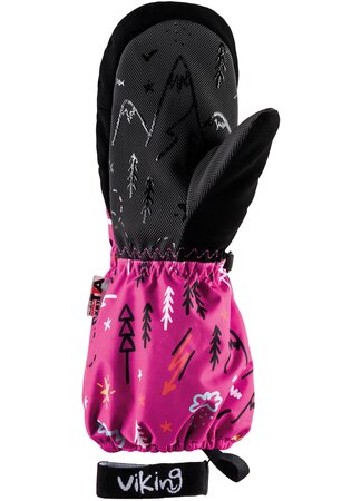 Lyžiarske rukavice Viking Snoppy Fuchsia