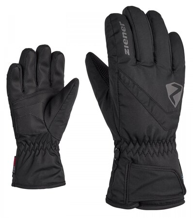 Lyžiarske rukavice Ziener Loriko-Z AS® Junior Black