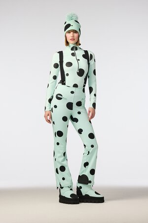 Lyžiarske nohavice Goldbergh Mochi Ski Pants Dots Mint