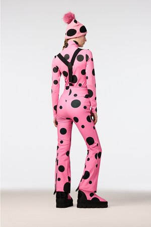 Lyžiarske nohavice Goldbergh Mochi Ski Pants Dots Pink Cosmos