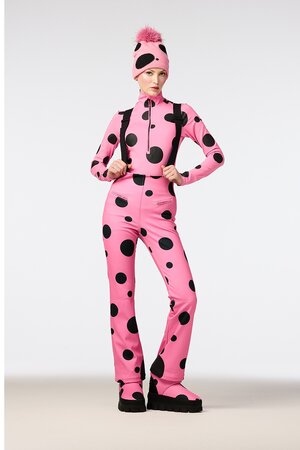 Lyžiarske nohavice Goldbergh Mochi Ski Pants Dots Pink Cosmos