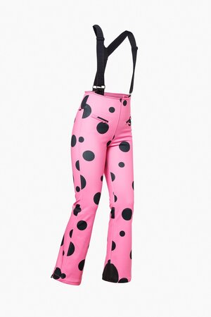 Lyžiarske nohavice Goldbergh Mochi Ski Pants Dots Pink Cosmos