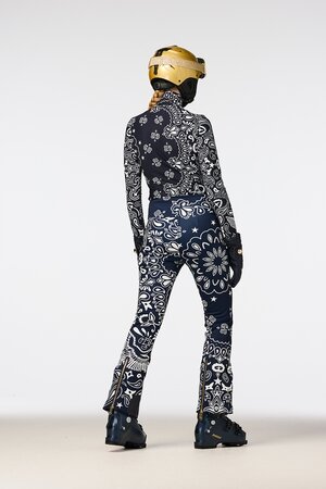 Lyžiarske nohavice Goldbergh Shiro Ski Pants Bandana Paisley Blue