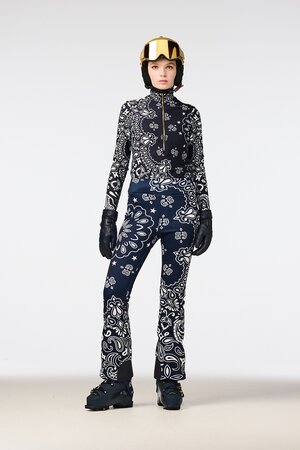 Lyžiarske nohavice Goldbergh Shiro Ski Pants Bandana Paisley Blue