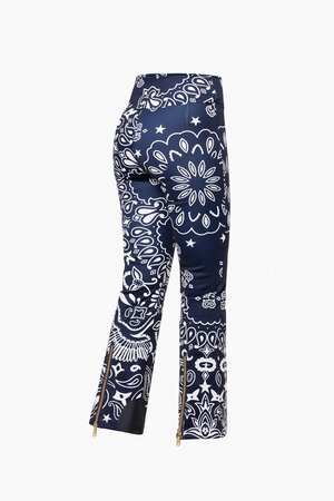 Lyžiarske nohavice Goldbergh Shiro Ski Pants Bandana Paisley Blue
