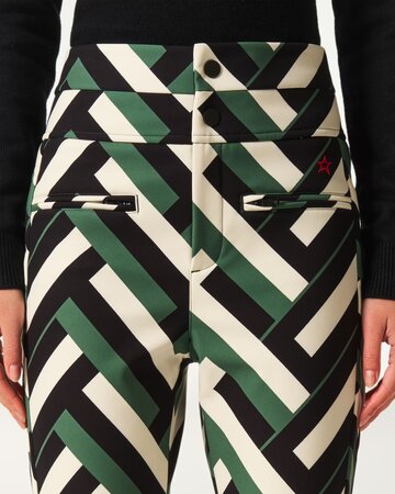 Lyžiarske nohavice Perfect Moment Aurora HW Ski Pant Waffle Print/Green