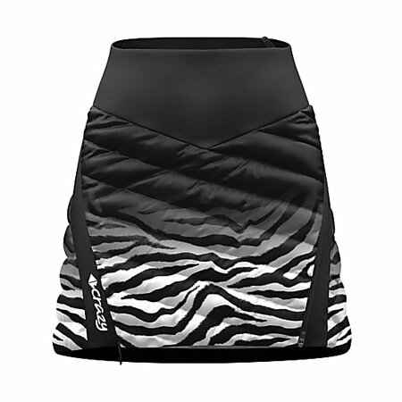 Dámska sukňa Crazy Idea Skirt Channel Black Zebra