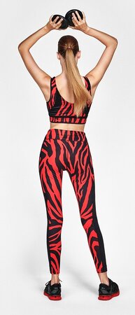 Dámske funkčné legíny Goldbergh Tatiana Tiger Red Dámske funkčné legíny Goldbergh Tatiana Tiger Red