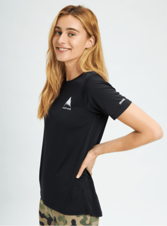 Dámske tričko Burton Multipath Short Sleeve T-Shirt True Black