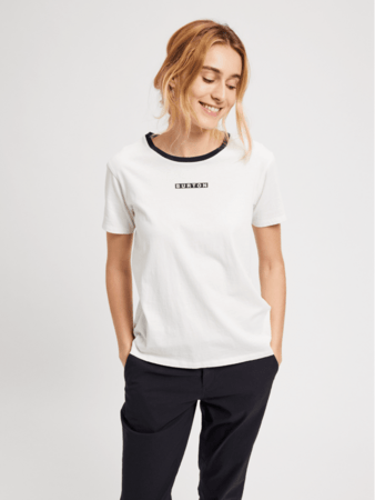 Dámske tričko Burton Vault Short Sleeve Stout White