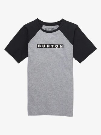 Detské tričko Burton Vault Short Sleeve T-Shirt Gray Heather