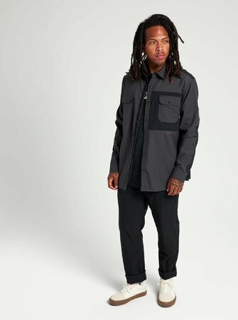 Flanelová košeľa Burton Brighton Performance Flannel Phantom