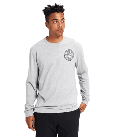 Pánske tričko Burton Dorinda Long Sleeve T-Shirt Gray Heather
