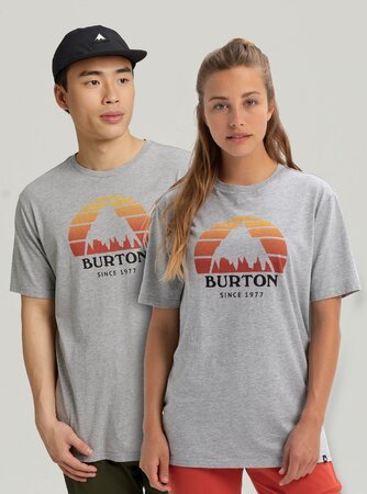 Tričko Burton Underhill Short Sleeve T-Shirt Gray Heather