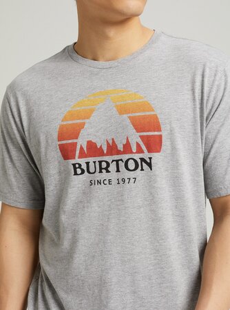 Tričko Burton Underhill Short Sleeve T-Shirt Gray Heather