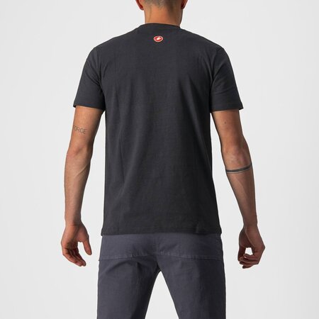 Tričko Castelli Maurizio Tee Black-Dark Gray-Red