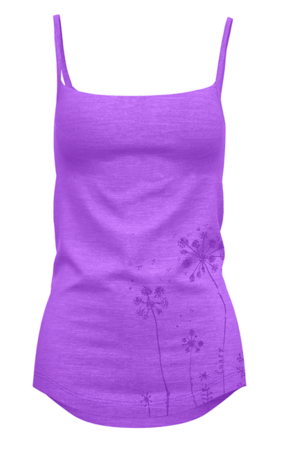 Tielko Crazy Idea Top Shiny Lilla