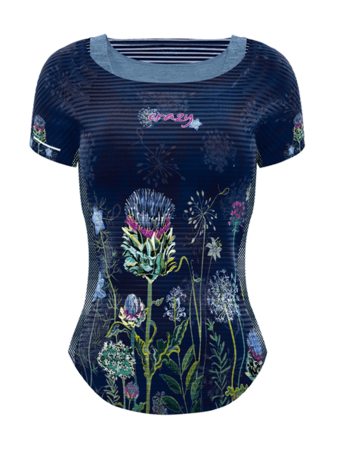 Tričko Crazy Idea T-Shirt Slash Allium Flower